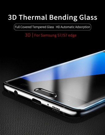 Защитное стекло X-Level 3D+ c рамкой Full-Screen для Samsung G930F Galaxy S7