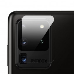 Прозрачное защитное стекло для Samsung Galaxy S20 Ultra (на камеру)