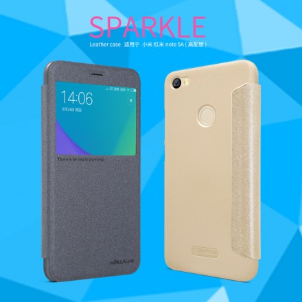 Чехол (книжка) Nillkin Sparkle для Xiaomi Redmi Note 5A Prime