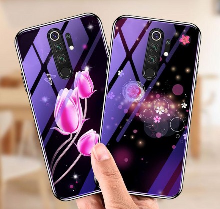 ТПУ чехол Violet Glass для Xiaomi Redmi 9