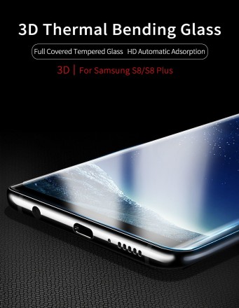 Защитное стекло X-Level 3D+ c рамкой Full-Screen для Samsung G950F Galaxy S8