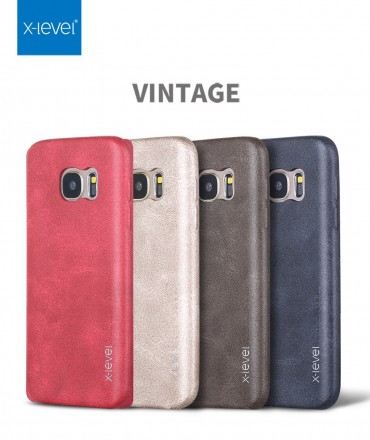 Кожаная накладка X-Level Vintage Series для Samsung G930F Galaxy S7