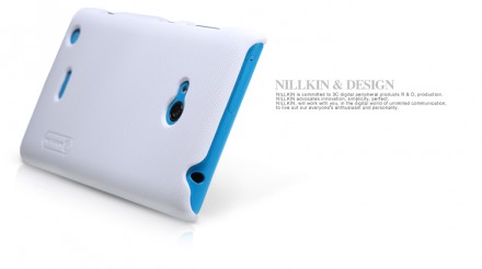 Пластиковая накладка Nillkin Super Frosted для Nokia Lumia 720 (+ пленка на экран)