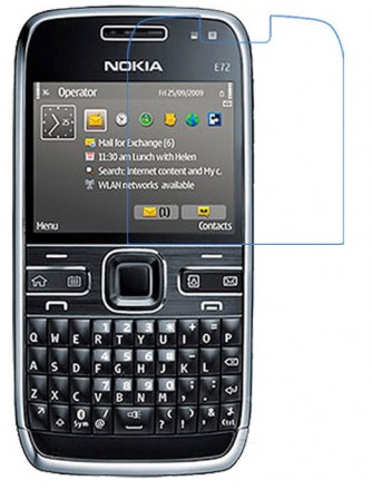 Защитная пленка на экран для Nokia E72 (прозрачная)