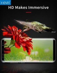Защитное стекло X-Level 3D+ c рамкой Full-Screen для Samsung G955F Galaxy S8 Plus