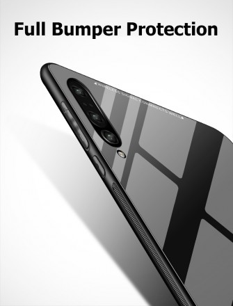 ТПУ накладка Glass для Samsung A750 Galaxy A7 2018