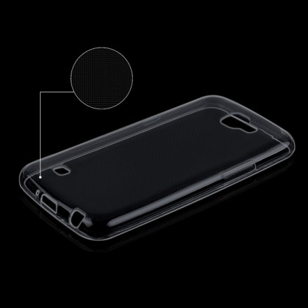 Ультратонкая ТПУ накладка Crystal для LG K4 K130E (прозрачная)