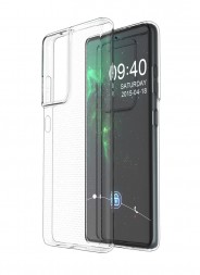 Ультратонкий ТПУ чехол Crystal для Samsung Galaxy S21 Ultra (прозрачный)