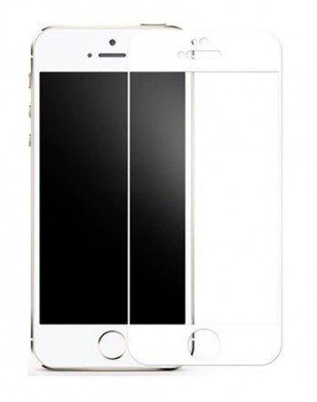 Защитное стекло Ceramic Full-Screen с рамкой для iPhone 5 / 5S / SE