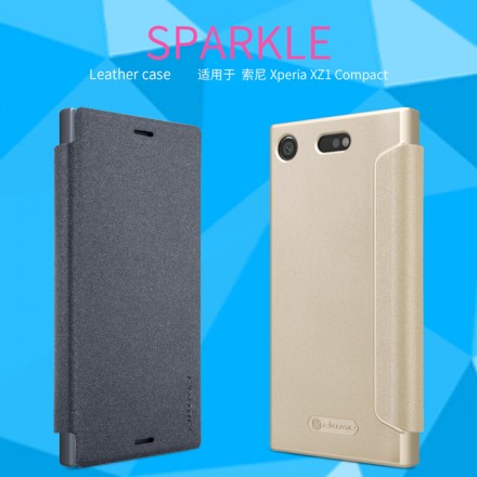 Чехол (книжка) Nillkin Sparkle для Sony Xperia XZ1 Compact