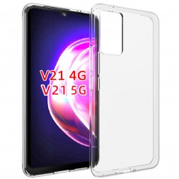 TPU чехол Prime Crystal 1.5 mm для Vivo V21