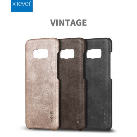 Кожаная накладка X-Level Vintage Series для Samsung G950F Galaxy S8