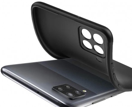 Матовый ТПУ чехол Full Cam для Samsung Galaxy A12 Nacho A127F