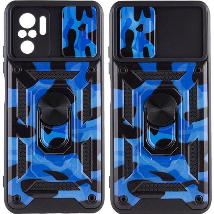 TPU+PC чехол Hunter Ring Gate (с защитой камеры) для Xiaomi Redmi Note 10
