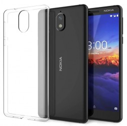 Прозрачная накладка Crystal Strong 0.5 mm для Nokia 3.1