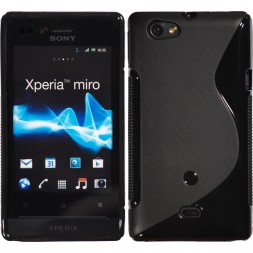 ТПУ накладка S-line для Sony Xperia Miro ST23i