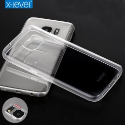 ТПУ накладка X-Level Antislip Series для Samsung Galaxy A8s (прозрачная)