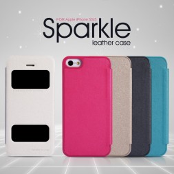 Чехол (книжка) Nillkin Sparkle для iPhone 5 / 5S / SE