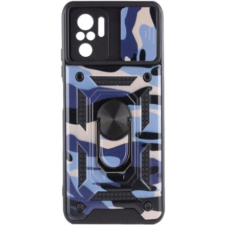 TPU+PC чехол Hunter Ring Gate (с защитой камеры) для Xiaomi Redmi Note 10S