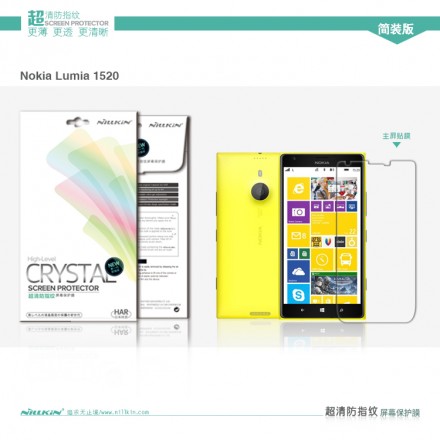 Защитная пленка на экран Nokia Lumia 1520 Nillkin Crystal
