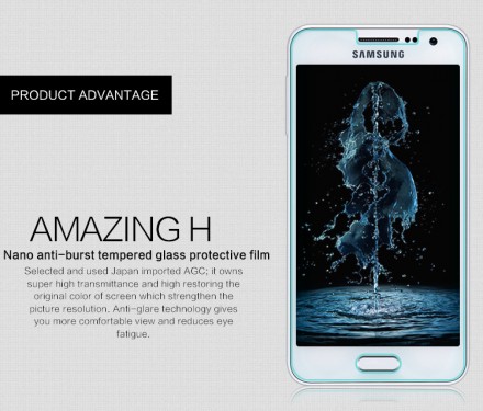 Защитное стекло Nillkin Anti-Explosion (H) для Samsung A300H Galaxy A3