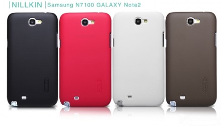 Пластиковая накладка Nillkin Super Frosted для Samsung N7100 Galaxy Note 2 (+ пленка на экран)
