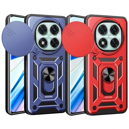 TPU+PC чехол Gate Ring Plaza (с защитой камеры) для Xiaomi Redmi Note 14 Pro 5G