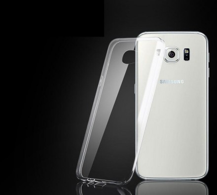 Ультратонкая ТПУ накладка Crystal для Samsung G925F Galaxy S6 Edge (прозрачная)