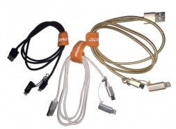 USB кабель 2 в 1 Lighting / Micro USB PNGXE (AD-214)