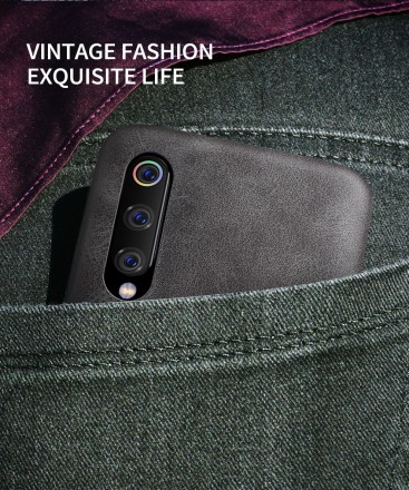 Кожаный чехол накладка X-Level Vintage Series для Xiaomi Mi9 SE
