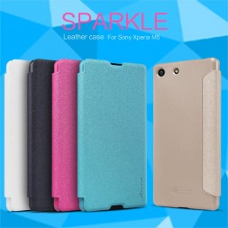 Чехол (книжка) Nillkin Sparkle для Sony Xperia M5