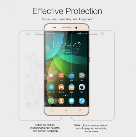 Защитная пленка на экран Huawei Honor 4C Nillkin Crystal