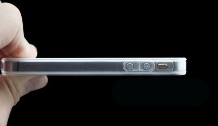Ультратонкая ТПУ накладка Crystal для iPhone 4 / 4S (прозрачная)