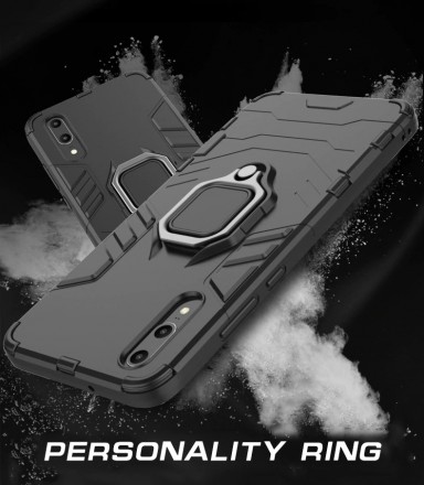 Накладка Strong Guard Ring для Huawei P20 (c подставкой)
