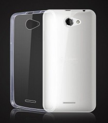 Ультратонкая ТПУ накладка Crystal для HTC Desire 316 / Desire 516 (прозрачная)