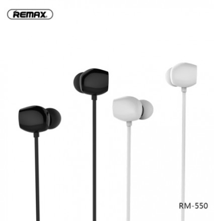 Вакуумные наушники Remax HF RM-550 с микрофоном