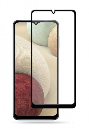 Защитное стекло 5D+ Full-Screen с рамкой для Samsung Galaxy M12