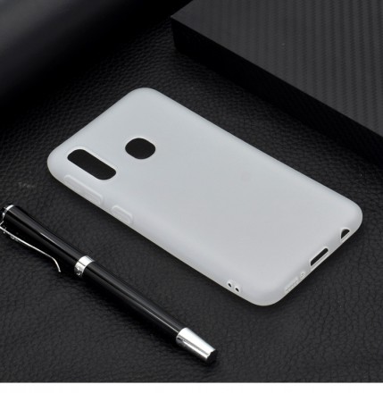 Матовый ТПУ чехол накладка для Samsung Galaxy A20e A202F