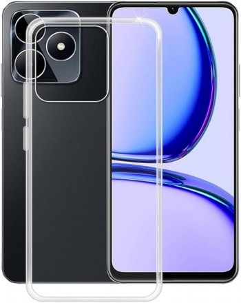 Прозрачный чехол Crystal Strong 0.5 mm для Realme C53