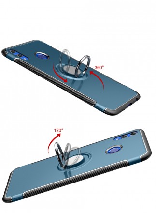 Накладка Strips Ring Texture для Huawei Honor 8X (c подставкой)