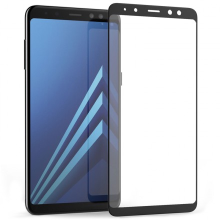 Защитное стекло Full Glue Frame для Samsung Galaxy A8 Plus 2018 A730F