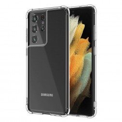 Прозрачный чехол Crystal Protect для Samsung Galaxy S21 Ultra