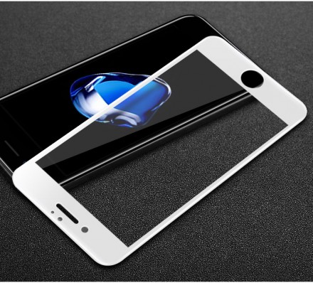 Защитное стекло с рамкой MOCOLO 3D Premium для iPhone 8