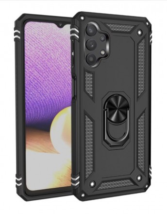 TPU+PC чехол Ring Plaza (с подставкой) для Samsung Galaxy A32
