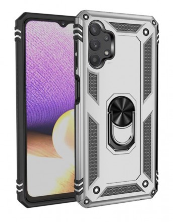 TPU+PC чехол Ring Plaza (с подставкой) для Samsung Galaxy A32