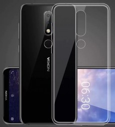 Прозрачная накладка Crystal Strong 0.5 mm для Nokia 3.1 Plus