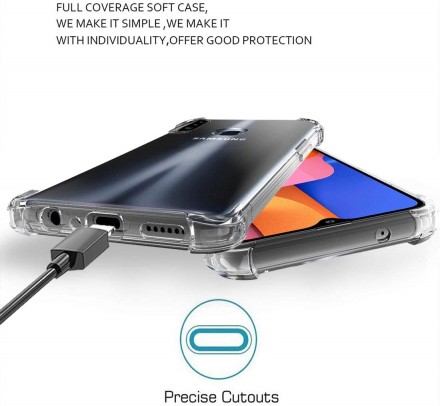Прозрачный чехол Crystal Protect для Samsung Galaxy A20s A207F