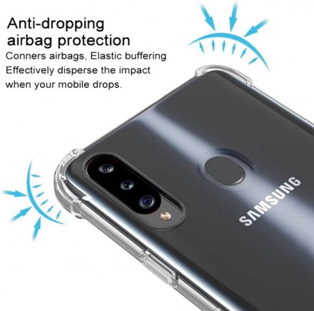 Прозрачный чехол Crystal Protect для Samsung Galaxy A20s A207F