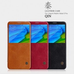 Чехол (книжка) Nillkin Qin для Xiaomi Redmi Note 5 Pro