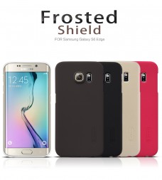 Пластиковая накладка Nillkin Super Frosted для Samsung G925F Galaxy S6 Edge (+ пленка на экран)